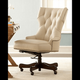 Trueliving High Cream Office Chair Executive H 41 x W 19 x D 20